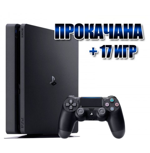 PlayStation 4 SLIM 1 TB + 17 игр (#155)